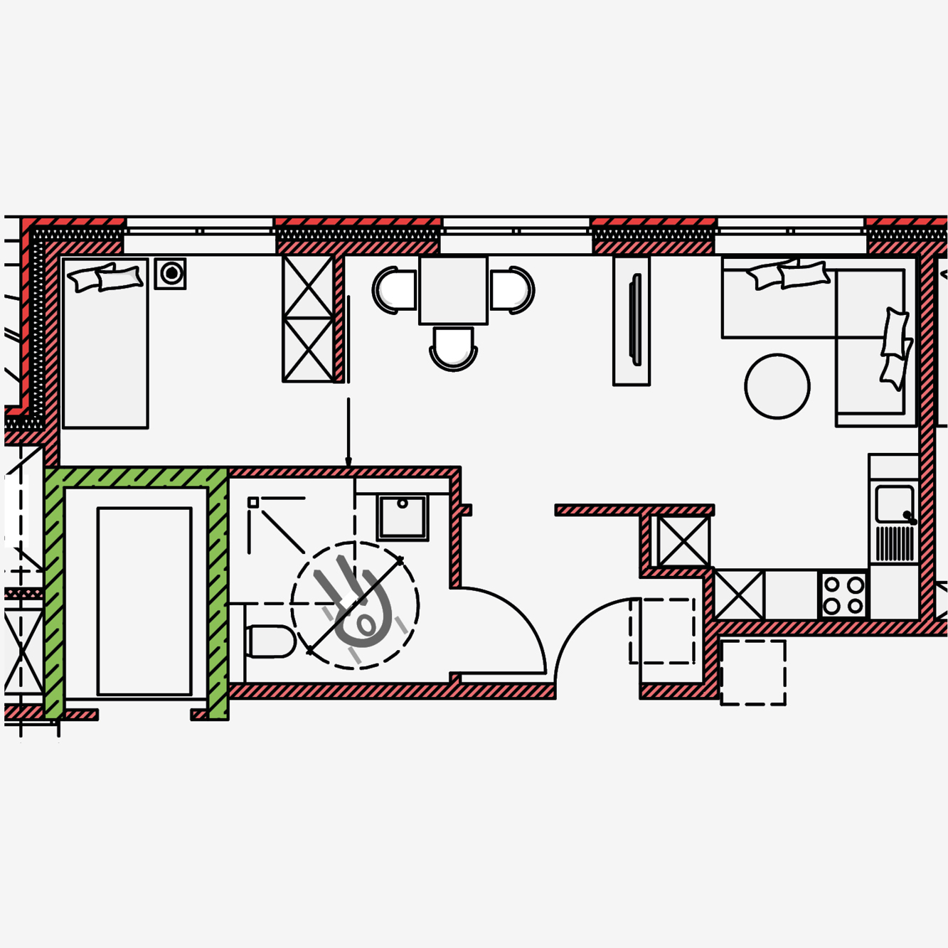 Hövelmanns Hus - Wohnung 1 Grundriss