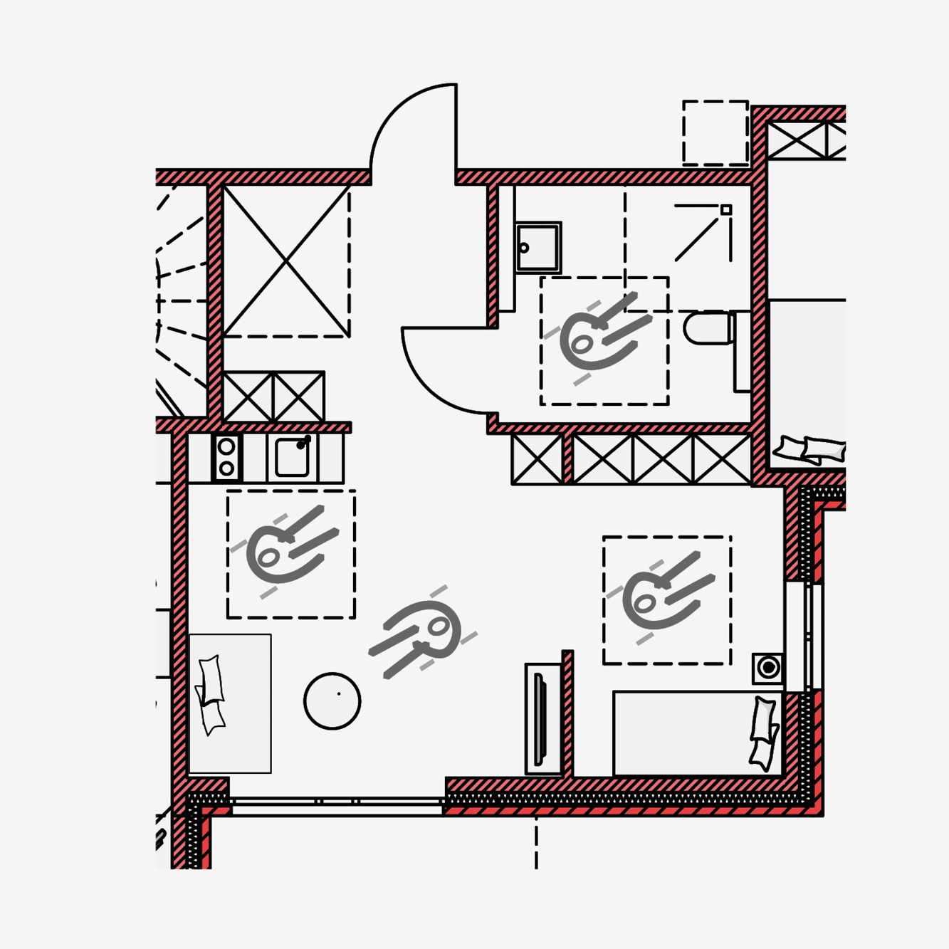Hövelmanns Hus - Wohnung 4 Grundriss