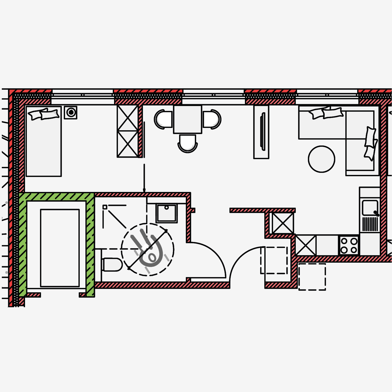 Hövelmanns Hus - Wohnung 5 Grundriss